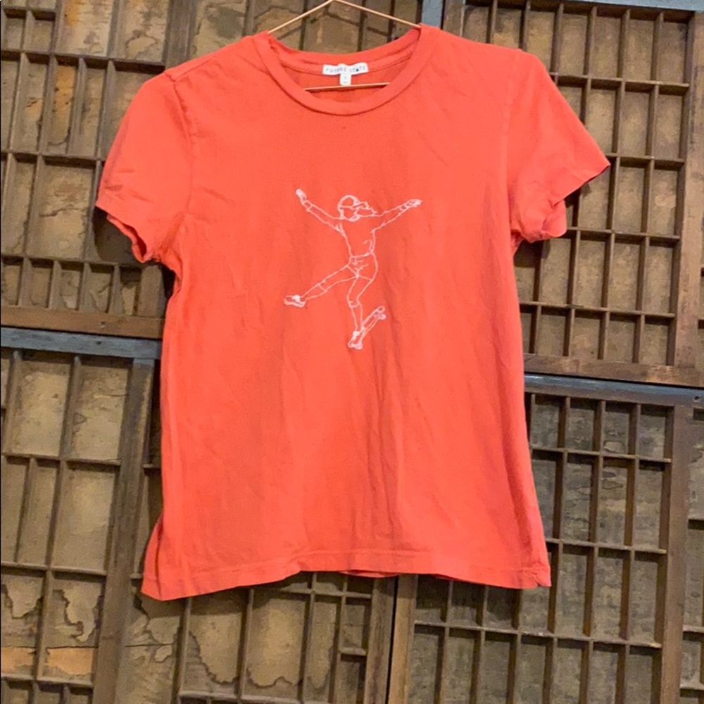 Stitched skater girl tshirt